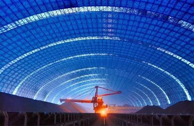锦州亿优钢构工程师为您解析原料场封闭技术的特点和类型